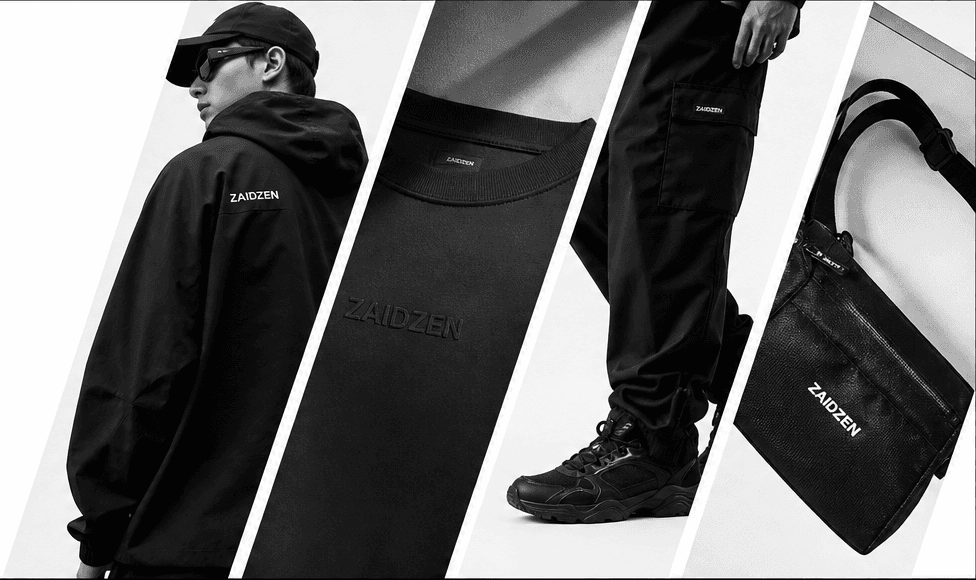 Zaidzen monochrome new arrivals editorial montage